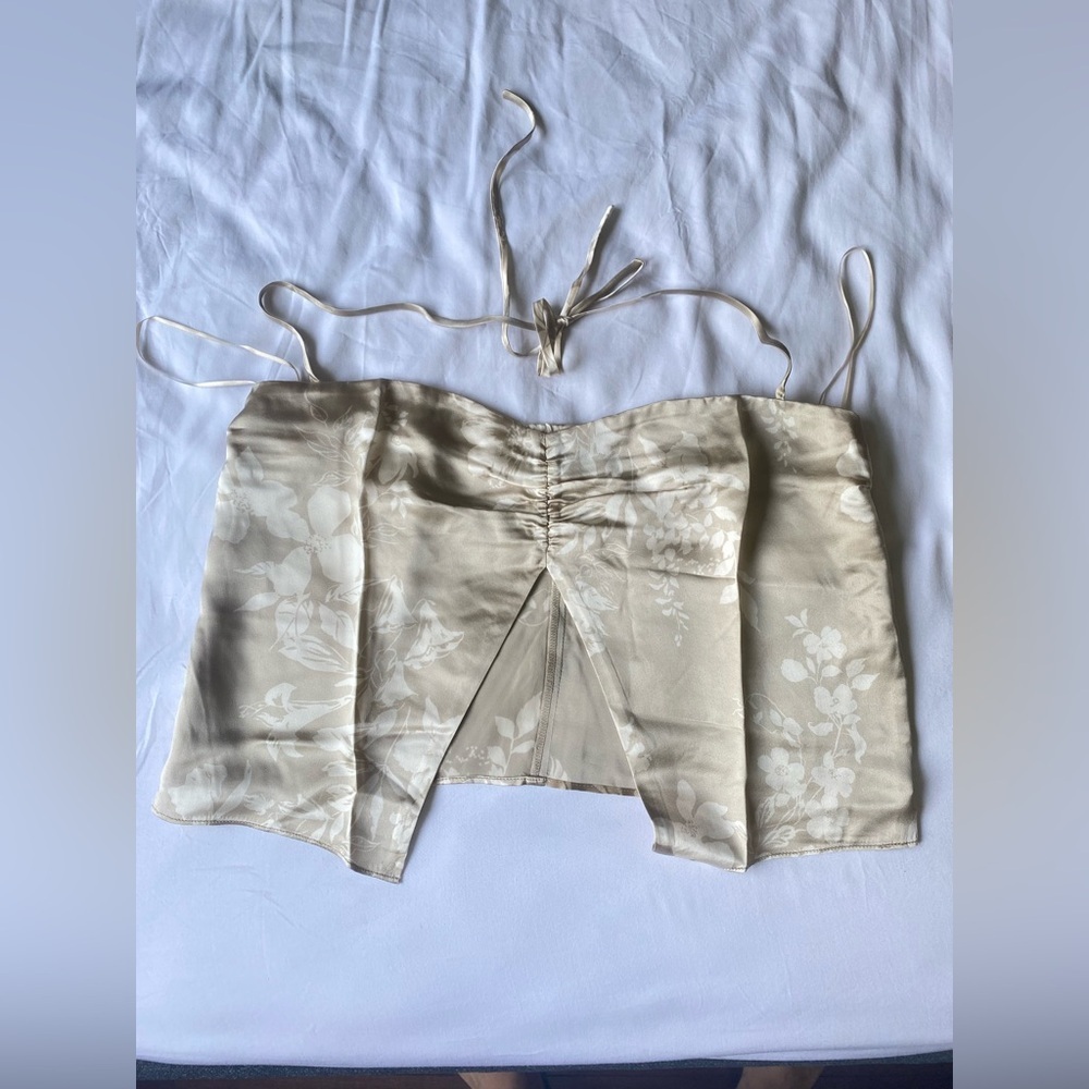 New Reformation Beba Silk Two Pieces Set - Picture 6 of 15